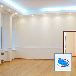 Офисное помещение 74,1 кв.м c собственным санузлом